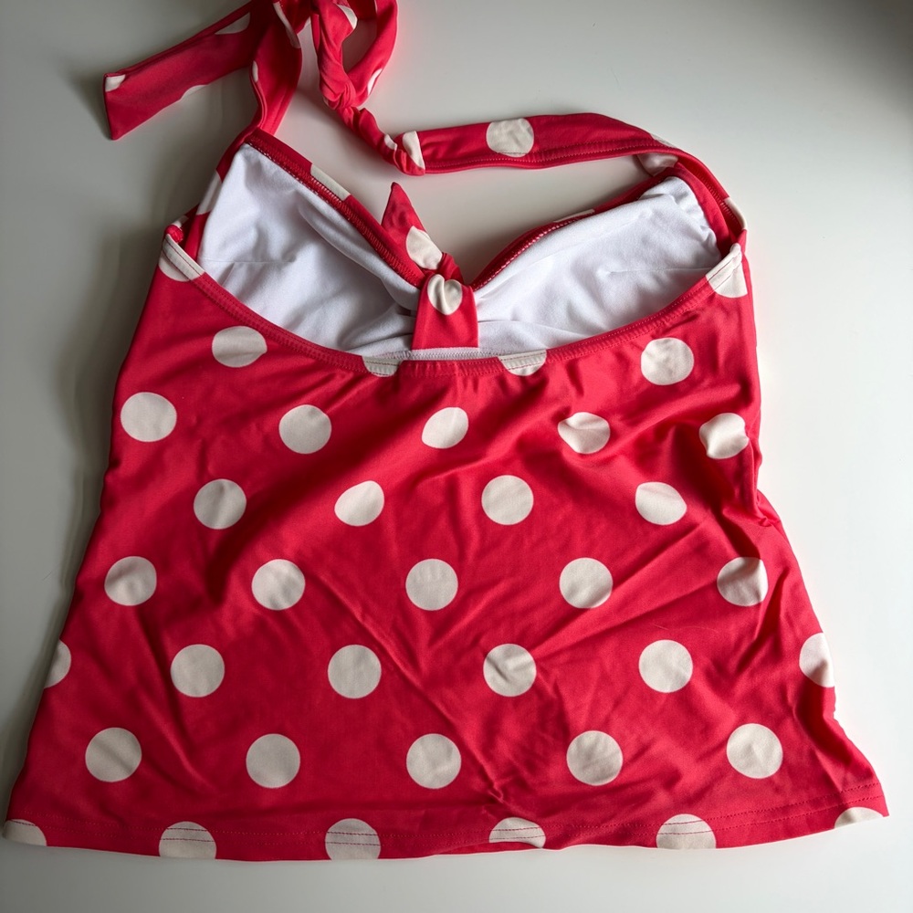 Boden Retro Women's Polka Dot Tankini Top & Briefs Set - Picture 5 of 7